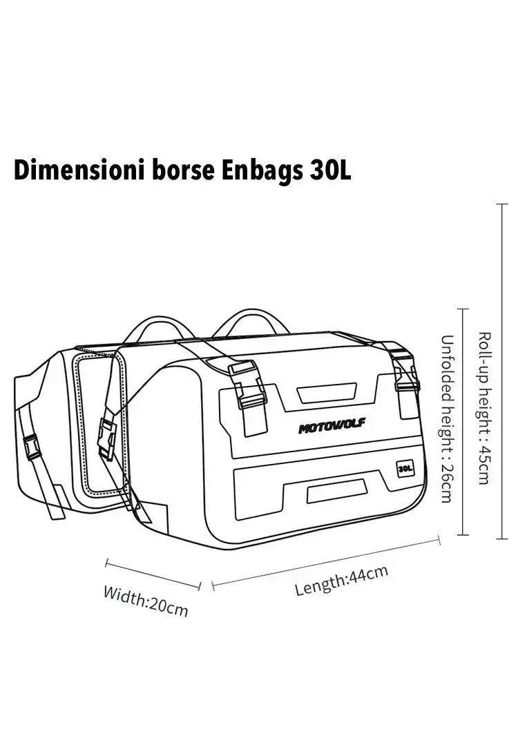 Borse posteriori Universali Endurrad